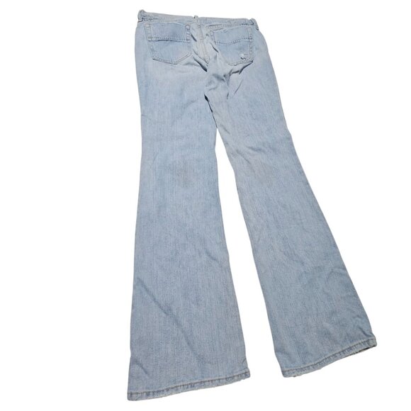 Gap Straight Boot Cut Jeans Womens Size 10 Low Rise Light Wash Denim Pants - Picture 3 of 6